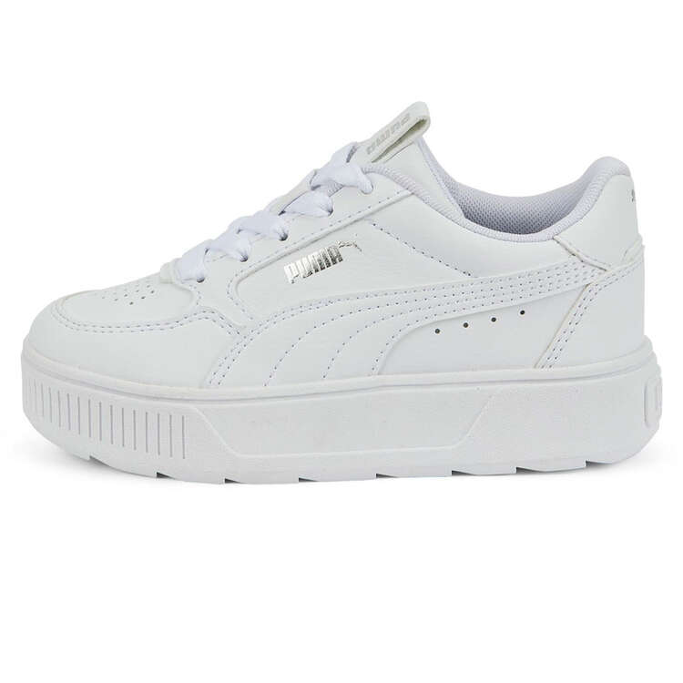 Puma Karmen Rebelle PS Kids Casual Shoes White US 2, White, rebel_hi-res