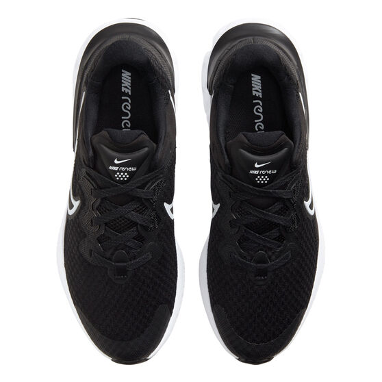Nike Renew Run 2 GS Kids Running Shoes Black/White US 4, Black/White, rebel_hi-res