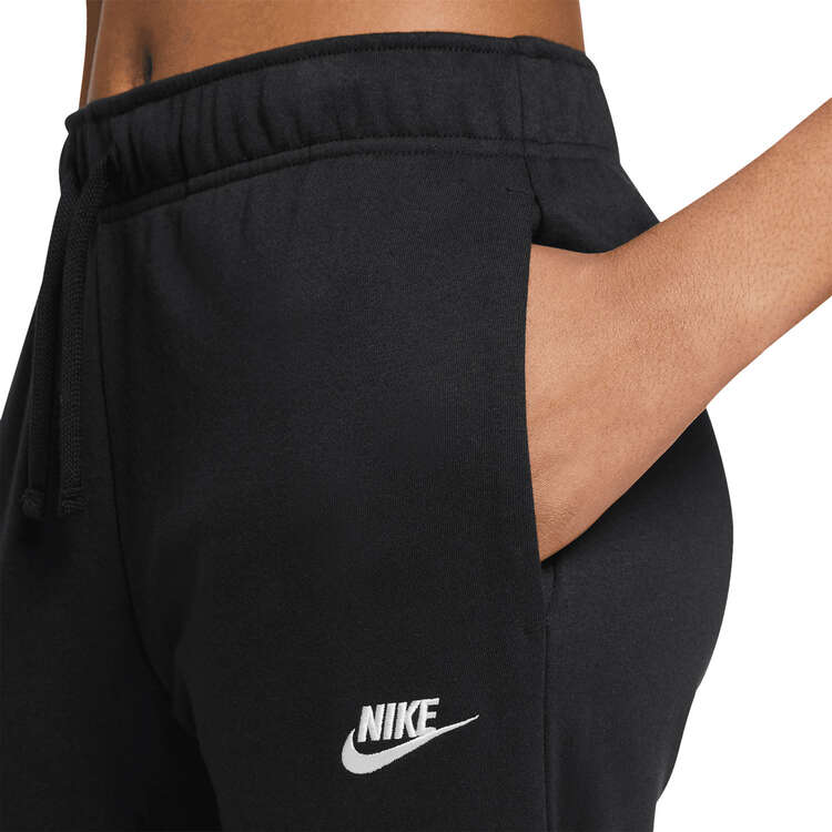 Nike Womens Sportswear Club Fleece Jogger Pants, Black/White, rebel_hi-res