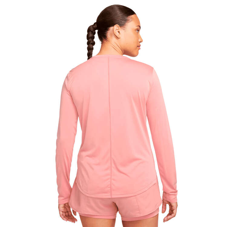 Nike Womens Dri-FIT One Standard Top Pink XS, Pink, rebel_hi-res
