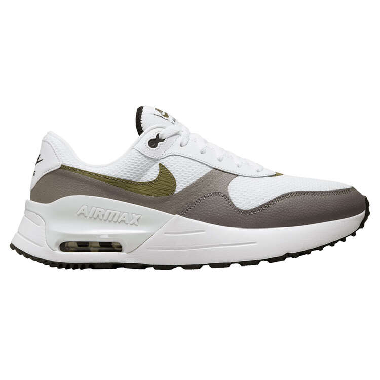 Nike Air Max SYSTM Mens Casual Shoes White/Red US 7, White/Red, rebel_hi-res