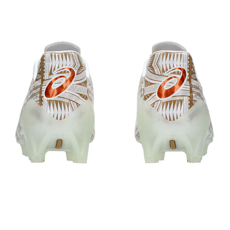 Asics Menace 4 Voyager Football Boots White/Clay US Mens 10.5 / Womens 12, White/Clay, rebel_hi-res