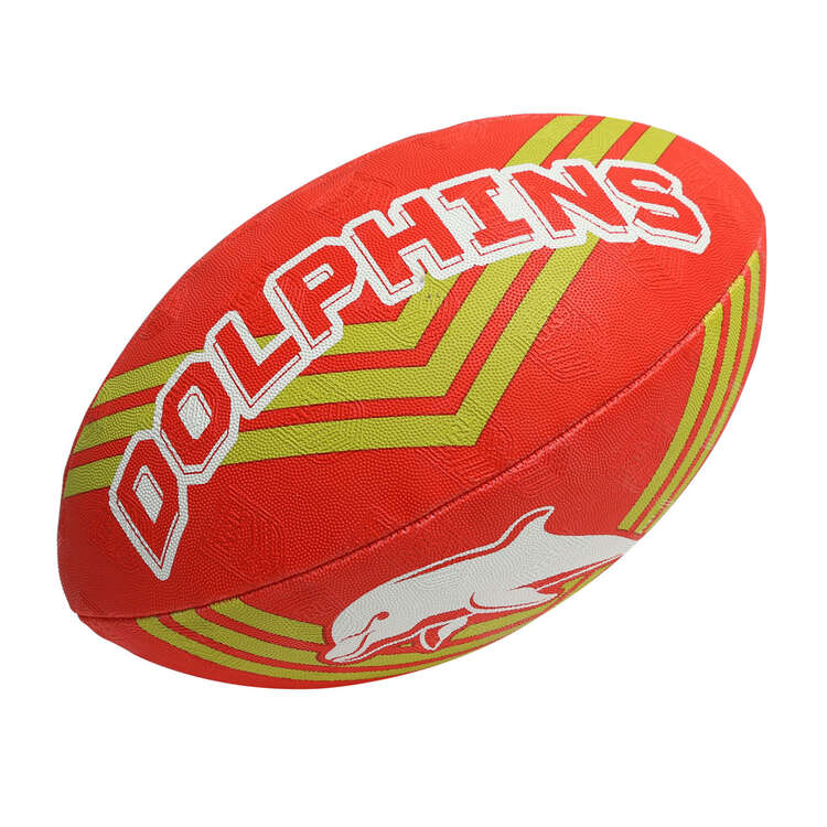 Steeden NRL Dolphins Supporter Ball 11-inch, , rebel_hi-res
