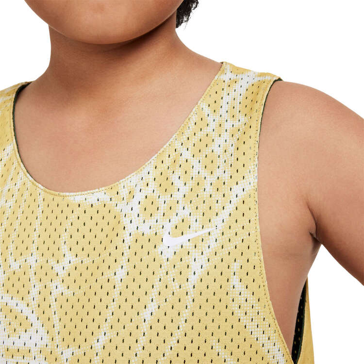 Nike Kids Culture of Basketball Reversible Jersey, Grey/Gold, rebel_hi-res