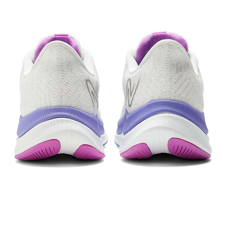 New Balance FuelCell Propel v4 Womens Running Shoes, White/Purple, rebel_hi-res
