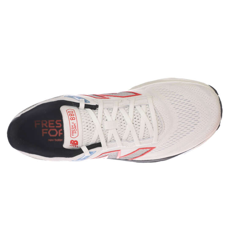 New Balance 880 V14 Mens Running Shoes, White/Red, rebel_hi-res