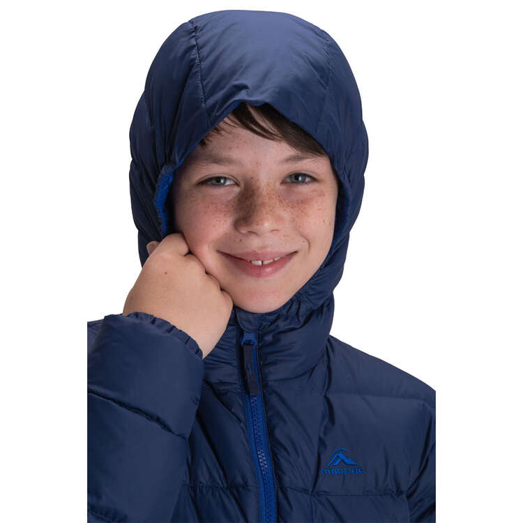 Macpac Kids' Halo Hooded Jacket, Naval Academy, rebel_hi-res
