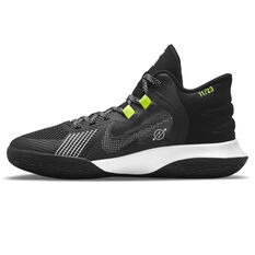 Nike Kyrie Flytrap 5 Kids Basketball Shoes Black/White US 4, Black/White, rebel_hi-res