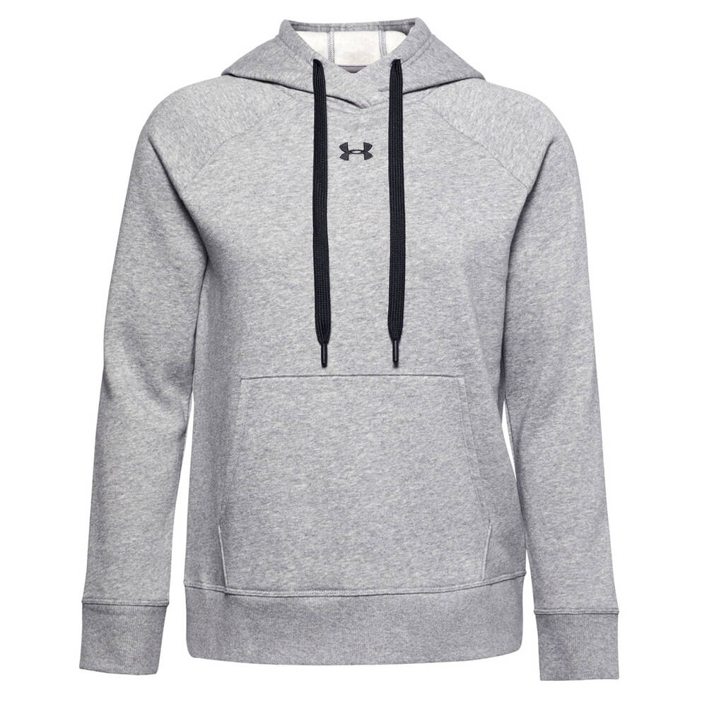 Under Armour Womens Rival Fleece HB Hoodie Grey XS