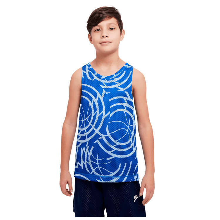 Nike Youth Culture Of Basketball Reversible Jersey, Navy/Blue, rebel_hi-res