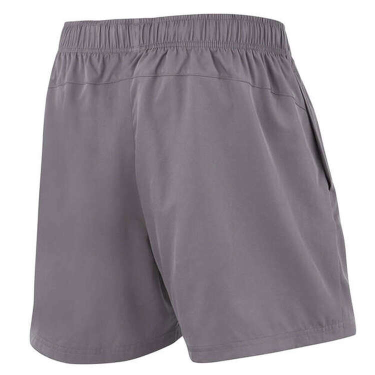 PUMA Mens Active Woven 5 Inch Shorts, Grey, rebel_hi-res