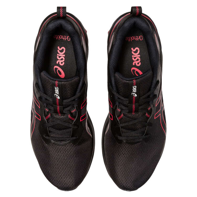 Asics GEL Quantum 90 IV Mens Casual Shoes, Black/Red, rebel_hi-res