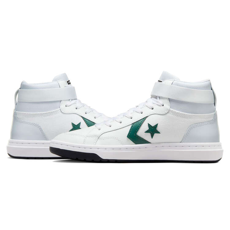 Converse Pro Blaze v2 Mens Casual Shoes, White/Green, rebel_hi-res