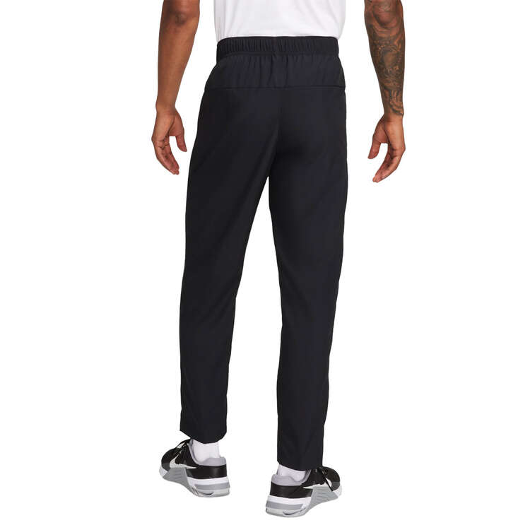 Nike Mens Form Dri-FIT Open-Hem Versatile Track Pants, Black/Silver, rebel_hi-res