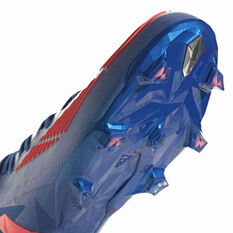 adidas Predator Edge .1 Football Boots, Blue/Red, rebel_hi-res