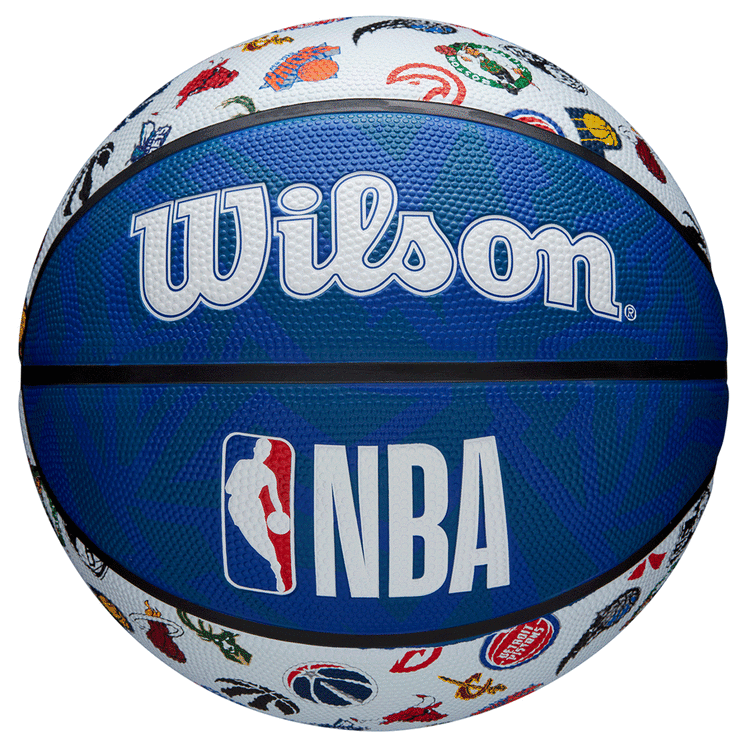 Wilson NBA All Team Basketball, Red/White, rebel_hi-res