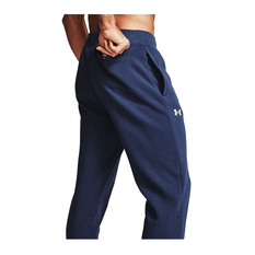 Under Armour Mens Rival Cotton Track Pants, Navy, rebel_hi-res