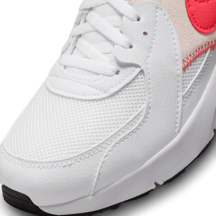 Nike Air Max Excee GS Kids Casual Shoes, White/Pink, rebel_hi-res