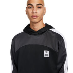 Nike Mens Therma-FIT Starting 5 Pullover Basketball Hoodie, Black, rebel_hi-res