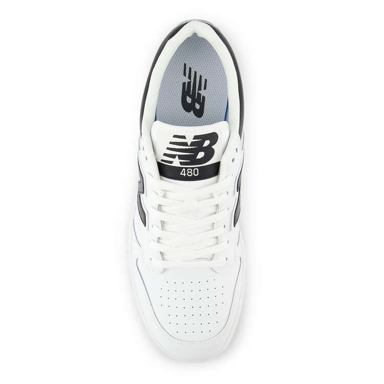 New Balance BB480 V1 Mens Casual Shoes, White/Black, rebel_hi-res