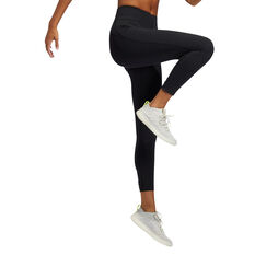 adidas Womens Elevate Yoga Flow 7/8 Tights, Black, rebel_hi-res