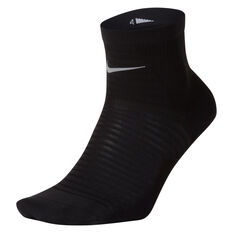 Nike Spark Lightweight Ankle Socks Black S, Black, rebel_hi-res