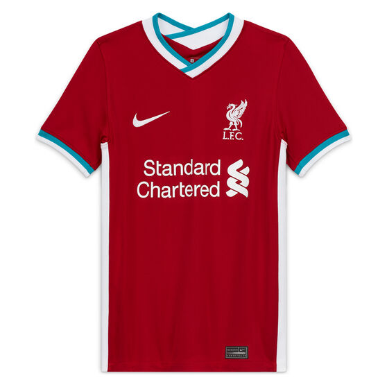 Liverpool FC 2020/21 Kids Stadium Home Jersey Red XL, Red, rebel_hi-res