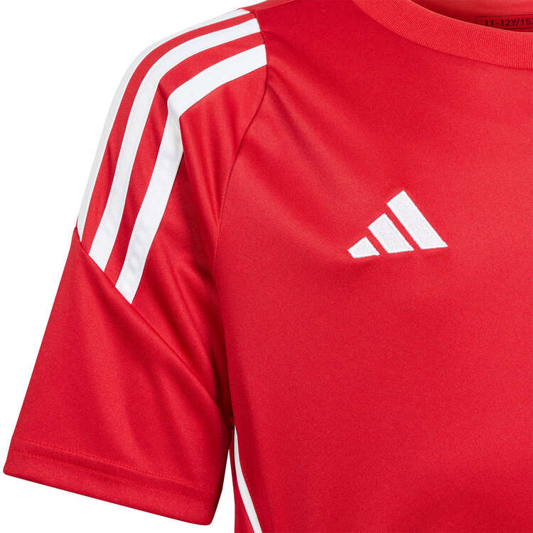 Adidas Kids Tiro 24 Football Jersey, Red/White, rebel_hi-res
