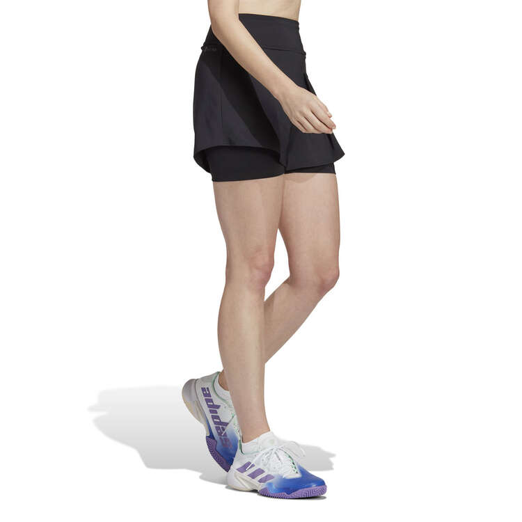 adidas Womens Tennis Match Shorts, Black, rebel_hi-res