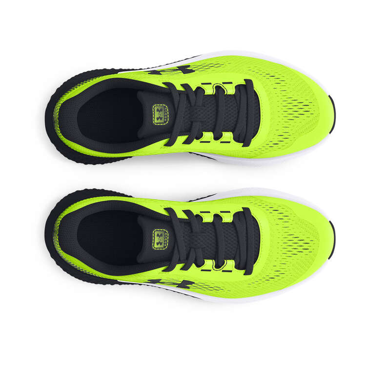 Under Armour Rogue 4 AL PS Kids Running Shoes, Yellow/Black, rebel_hi-res