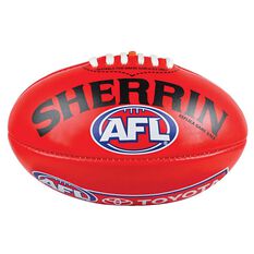 Sherrin AFL Mini Replica Game Ball Red 20cm, , rebel_hi-res