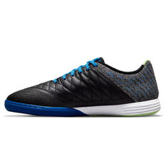 Nike Lunar Gato 2 Indoor Soccer Shoes Black/Grey US Mens 4 / Womens 5.5, Black/Grey, rebel_hi-res