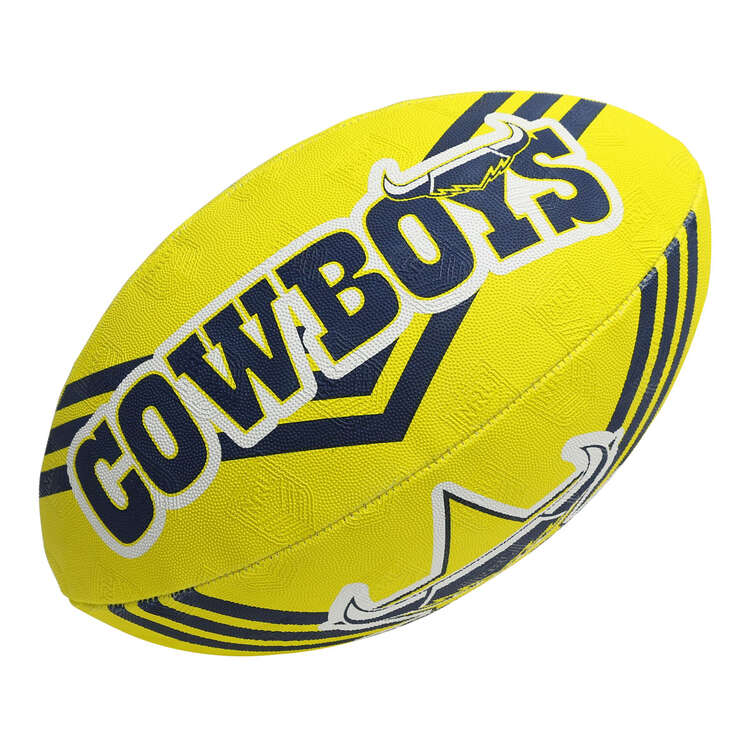 Steeden NRL North Queensland Cowboys Supporter Ball Size 5, , rebel_hi-res