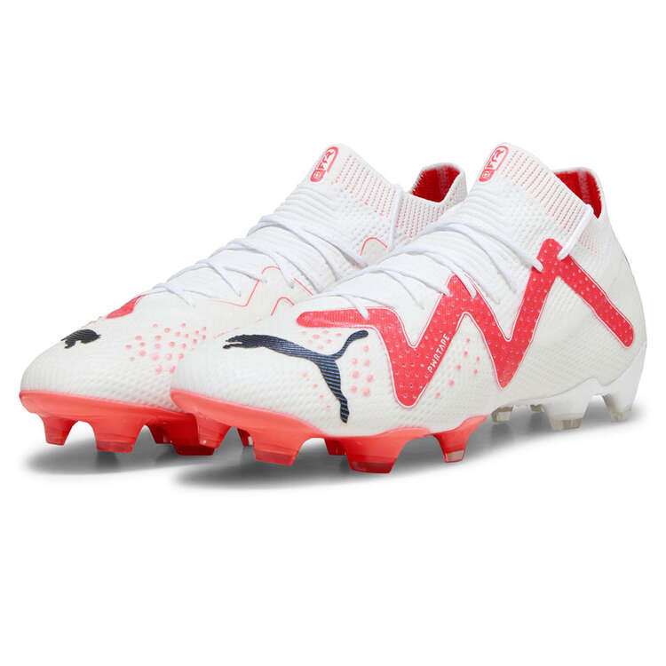 Puma Future Ultimate Football Boots, White/Black, rebel_hi-res
