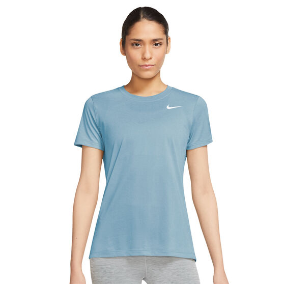 Nike Womens Dri-FIT Legend Training Tee, Blue, rebel_hi-res