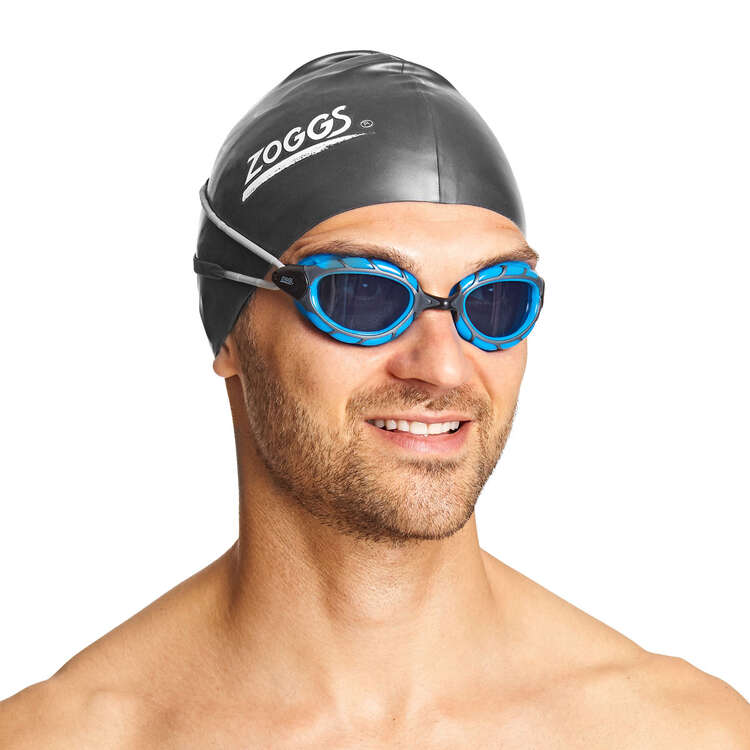 Zoggs Predator Swim Goggles Blue Small, Blue, rebel_hi-res