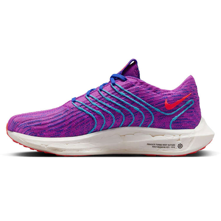 Nike Pegasus Turbo Next Nature Womens Running Shoes, Blue/Purple, rebel_hi-res
