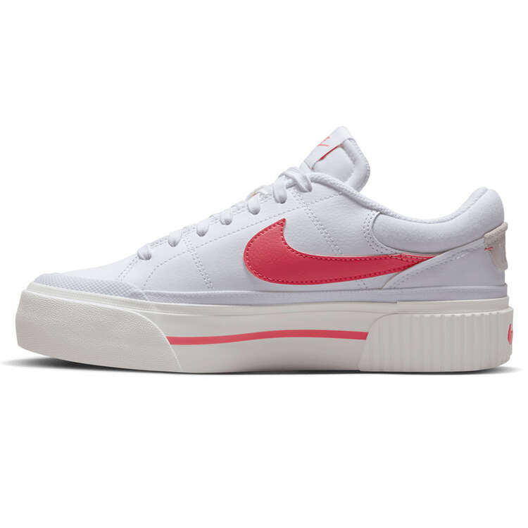 Nike Court Legacy Lift Womens Casual Shoes White/Pink US 6, White/Pink, rebel_hi-res