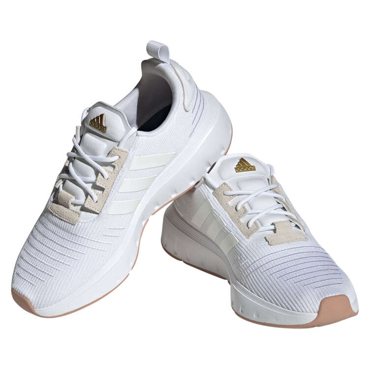 adidas Swift Run 23 Womens Casual Shoes, White/Gum, rebel_hi-res