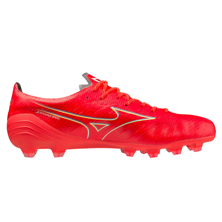 Mizuno Alpha Elite Football Boots, Pink/White, rebel_hi-res