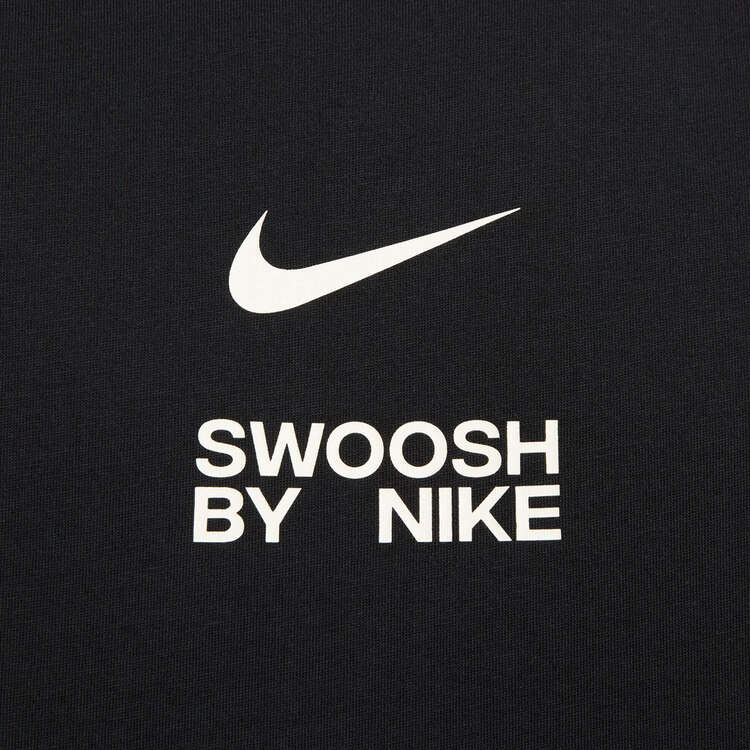 Nike Mens Sportswear Swoosh Tee, Black, rebel_hi-res