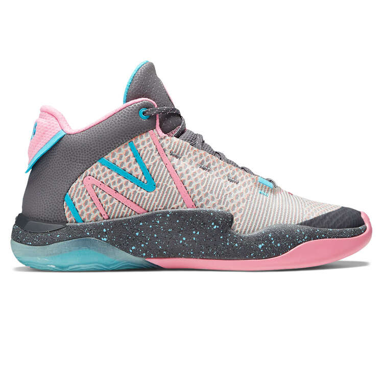 New Balance Two WXY 2 Basketball Shoes, Grey/Blue, rebel_hi-res