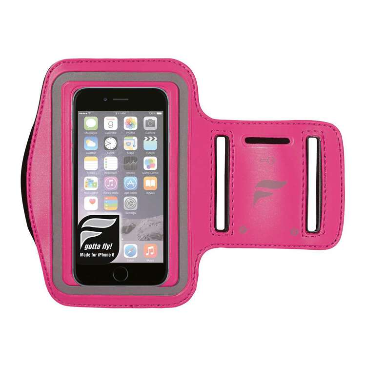 Fly Active iPhone 6 Audio Armband Pink OSFA, Pink, rebel_hi-res