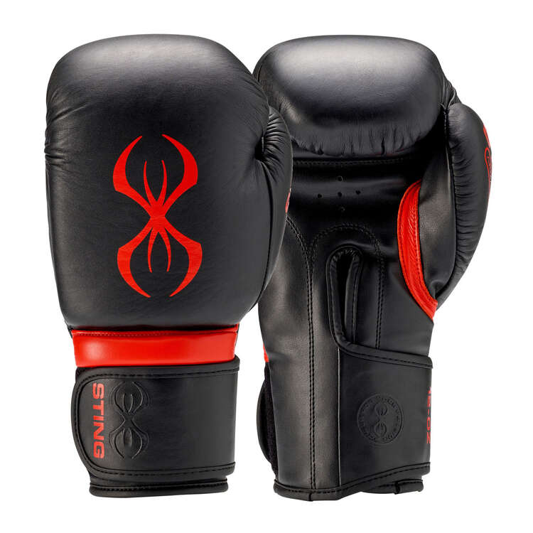 Sting ArmaPro Boxing Gloves, Black, rebel_hi-res