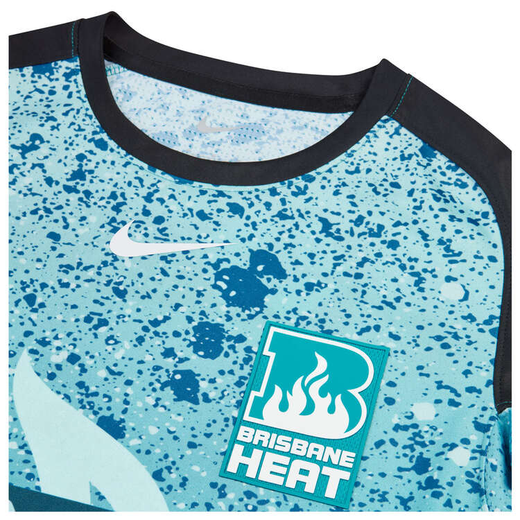 Nike Youth Brisbane Heat 2023/24 Replica BBL Home Shirt Blue XS, Blue, rebel_hi-res