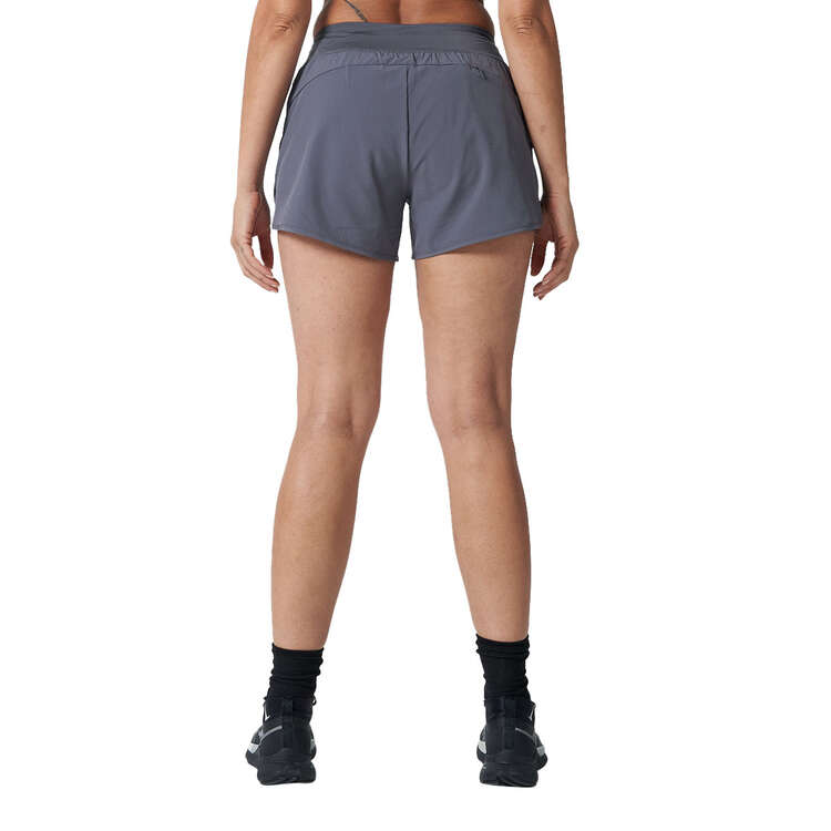 Ell/Voo Womens Essentials Shorts, Charcoal, rebel_hi-res