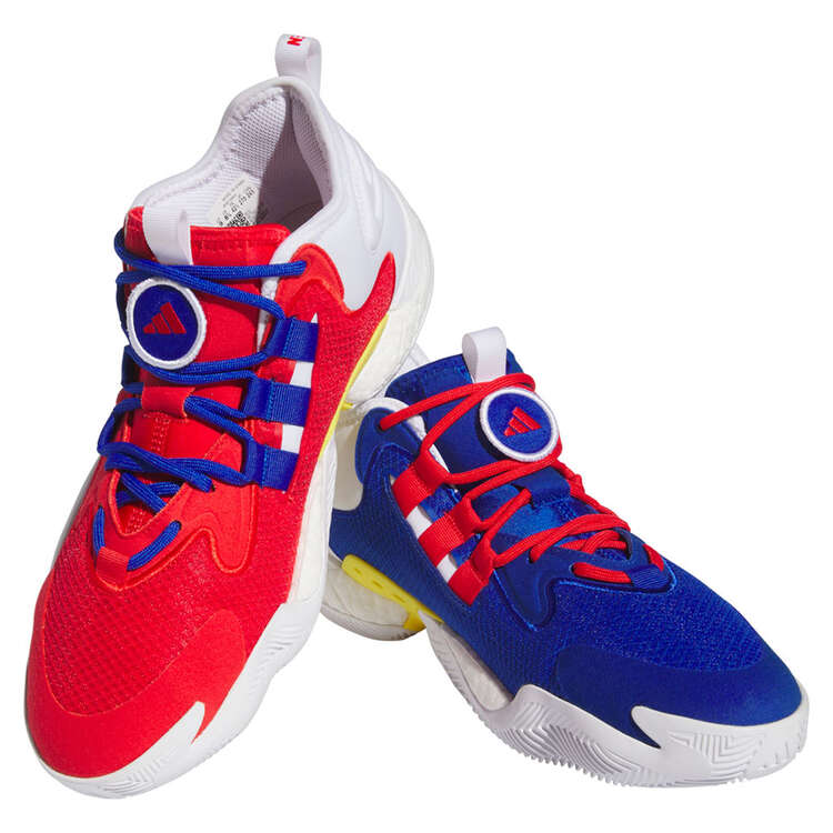 adidas BYW Select Jalen Green P.E. Basketball Shoes, Red/Blue, rebel_hi-res