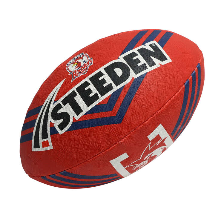 Steeden NRL Sydney Roosters Supporter Ball Size 5, , rebel_hi-res