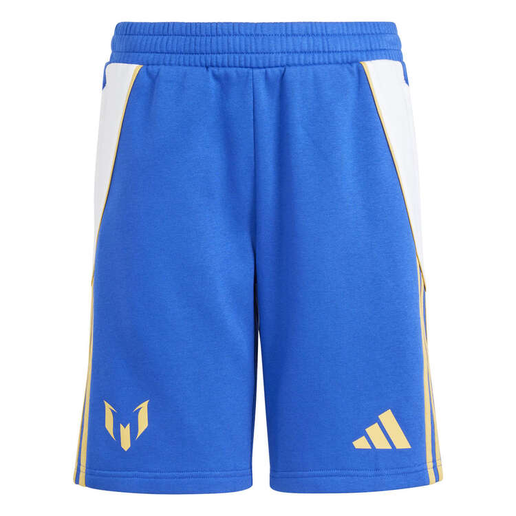adidas Kids Messi Shorts, Blue/White, rebel_hi-res