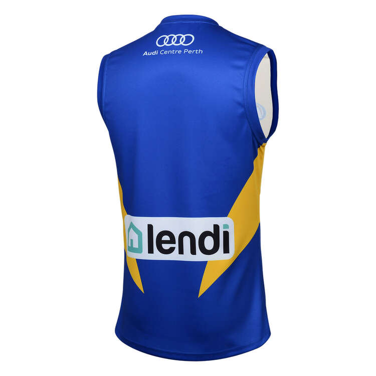 West Coast Eagles 2024 Kids Home Guernsey Blue/Yellow 6, Blue/Yellow, rebel_hi-res